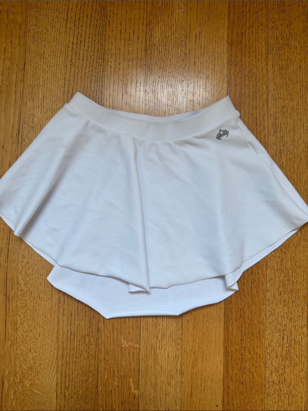 Mariia White Kids High Low Dance Skirt